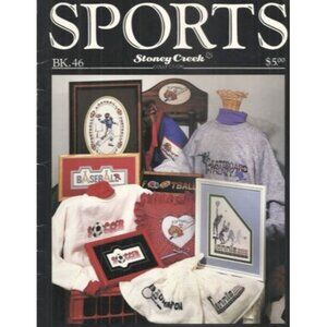 **3/$25** Stoney Creek Collection Sports Cross Stitch Booklet Bk 46